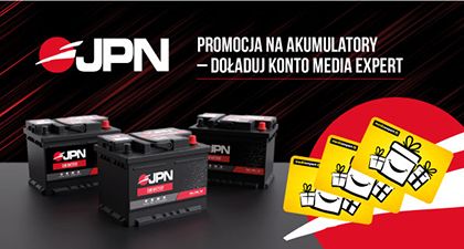 Promocja na akumulatory JPN – Doładuj konto Media Expert!